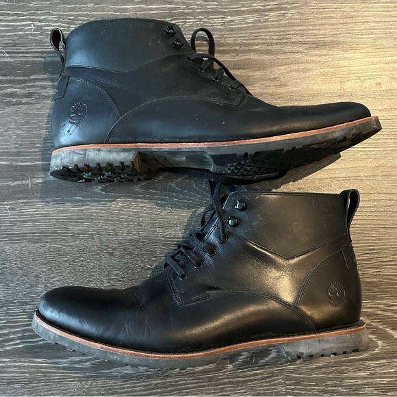 Timberland | Men's Kendrick Waterproof Chukka Boots | Black | 11 - Picture 4 of 5